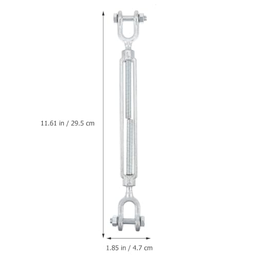 iabasenice Turnbuckle Posicionamiento Tensión Cuerda de Acero Carbono Quijada Ajustable y Práctico para Líneas Eléctricas de Alta Tensión miniatura 2