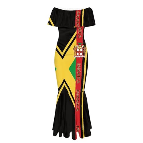 Jamaica Dress for Women Sexy Dresses Woman Off-Shoulder Maxi Dresses Bodycon Short Sleeves Plus Size Sun Dresses2