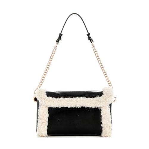 Image of GUESS Womens Davika Flap Shoulder Bag | Flap