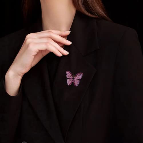Image of Animal brooch Women's Fashion Unique Crystal Rhinestone Vintage Enamel Lapel Safety Pin, Clothing Jewelry Clothing Backpack Jacket Hat Decoration DIY