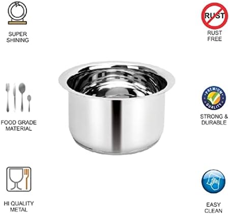 Miniatura 3 de Priya Juego de utensilios de cocina (3 piezas, 30.4 fl oz, 44.0 fl oz y 60.9 fl oz de inducción y gas compatibles)