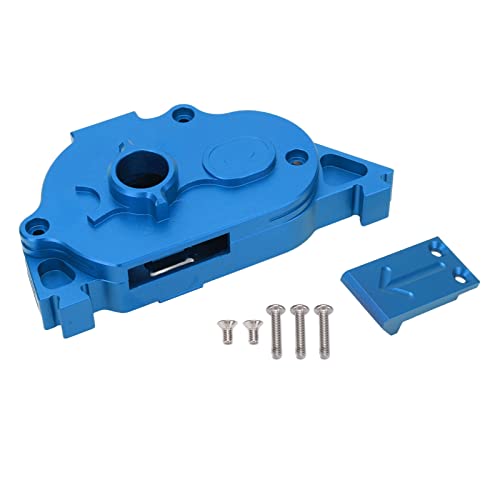 Rc Gearbox, Rc Gearbox Kit Aluminum Transmission Box With Screws For Arrma Granite Senton 1/10 Rc Vehicle (Blue) #TOP6