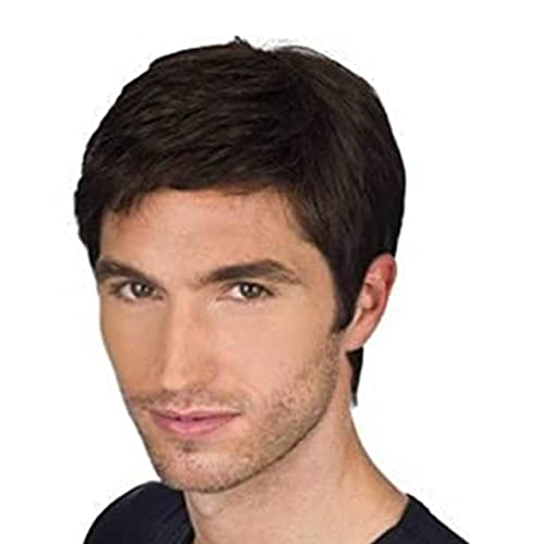 Image of Tressedup Hair Male Synthetic Short Wigs brown natural brown