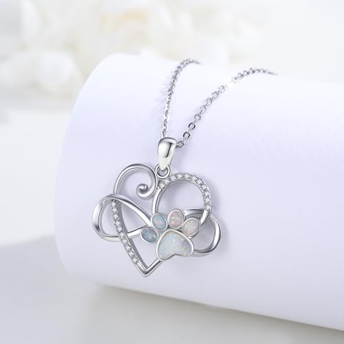 Dog Cat Necklace Pendant 925 Sterling Silver Pet Jewelry Gifts for Women2