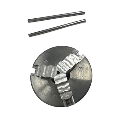 Mandril de torno, K11 Metal 3 mandíbulas torno Manual abrazadera de mandril de acero de alto carbono autocentrante portabrocas accesorios de máquina de torno Para tornos generales y máquinas industria