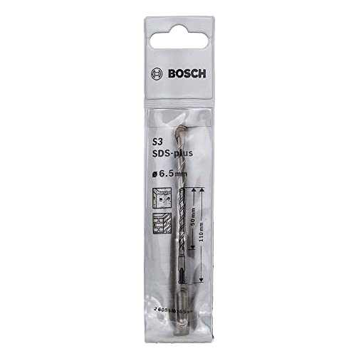 Image of Bosch Professional SDS Plus -1 Hammer Drill Bit With Diameter 6.5mm & Working Length 50mm, Pack Of 1