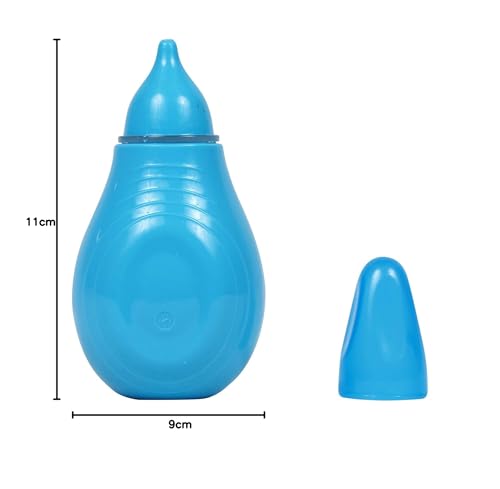 Image of 1st Step Baby Nose Cleaner /Nasal Vacuum Sucker Mucus Snot Aspirator with Ear Syringe (Blue)