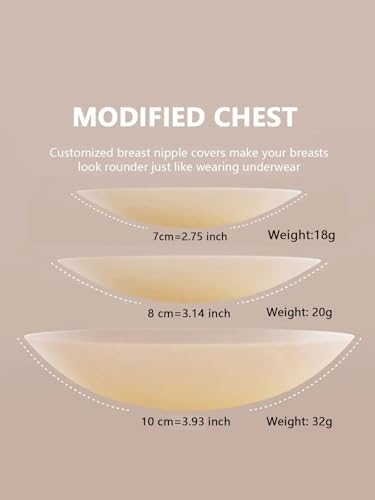 Sticky Nipple Covers for Women Silicone Breast Petals No Show Adhesive Reusable Push Up Pasties Nipple Cover with Lift2
