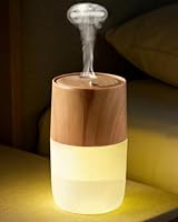 300ml Aroma Diffuser Kabellos mit Jellyfish Spray, Aromatherapie Diffusor für ätherische Öle, Automatischer Abschaltfunktion, 7-Farben-LED-Licht, Leise Luftbefeuchter für Zuhause Büro