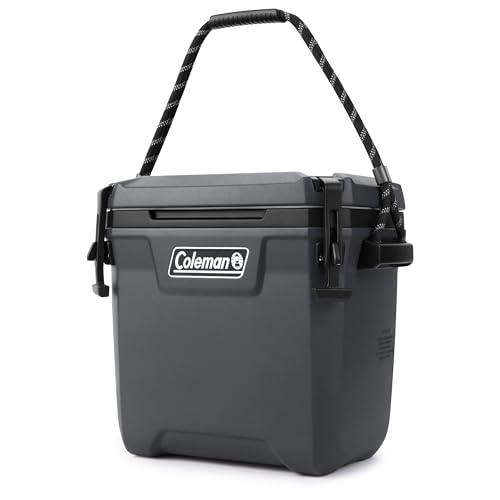 Coleman Convoy Heavy-Duty Insulated Hard Cooler with handles| large capacity| Keeps Ice for up to 5 Days| Full foam insulation| Large Durable Portable Cool Ice Box for Rugged Outdoor Use & Jobsites