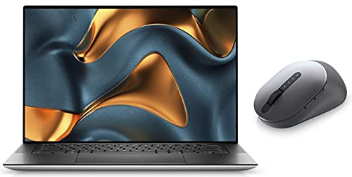 Image of Dell XPS 9500 15.6 inch UHD+ IPS AG Laptop (I7-10750H /16 GB /512 SSD /Nvidia 4 GB GTX Graphics /Win 10 + MS Office /Silver) D560031WIN9S Multi-Device Wireless Mouse MS5320W - 3yrs Adv. Exc Serv