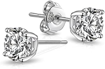 Sterling Silver World's Greatest Sister Crystal Earrings