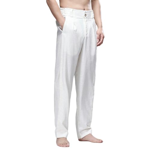 Pantalon sarouel léger style chinois pour détente et vacances
