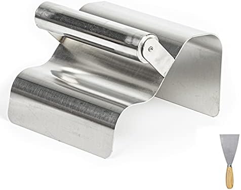 Paleta de acera de acero inoxidable para bordillos de hormigón de 4 x 6 x 4 pulgadas, herramienta de bordillo de concreto, herramienta de