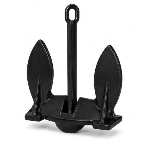 MarineNow Vinyl Coated Cast Iron Navy Anchor (15 lb)