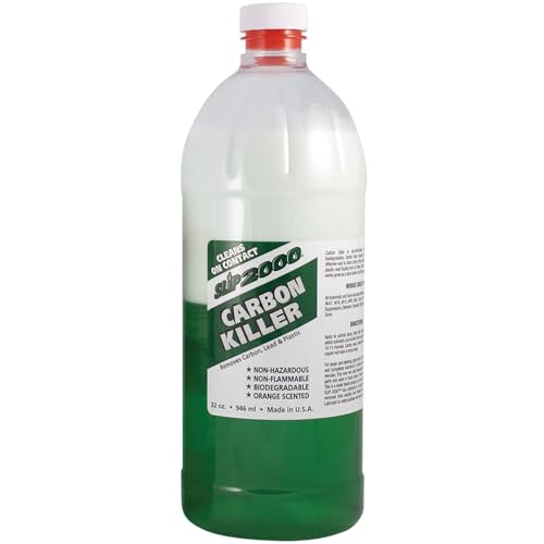 Slip2000 Carbon Killer Bore Cleaner Solvent Removes Carbon Grease and Lead on Contact Makes Cleaning Internal Metal Parts Easy 32 Ounces