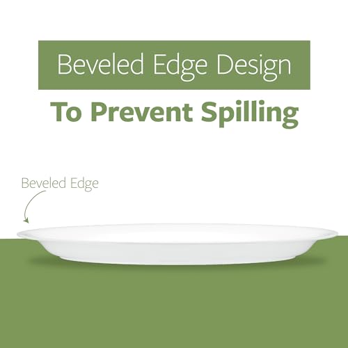 Plasticpro Plastic Oval Serving Trays - Serving Platters Oval 11 X 16 Disposable Party Dish White Pack Of 4 thumb #6