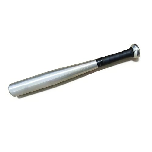 17-Inch Mini Aluminum Baseball Bat - Lightweight One Hand Training Bat Compact Personal Home Utility Tool for Urban Commute Portable Tire Checker for Trucks & Cars