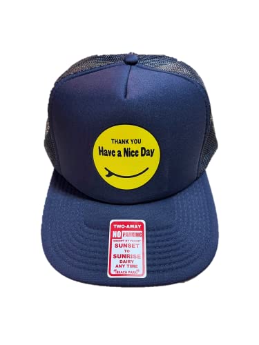 ON THE BEACH オンザビーチ メッシュキャップ スマイルマーク サーフブランド 帽子 スナップバック OTB-MC13