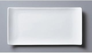 せともの本舗 Borderless Buffet 11 inch Plate [27.8 x 14 x 1.8 cm] Western Tableware Cafe Restaurant Commercial Hotel