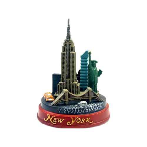3.5 Inch Classic Hand Painted New York City Statues souvenir,