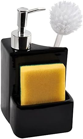 Dispenser Clean Up para detergente, esponja e sabao em cerâmica L...