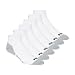 PUMA Socks Men's Quarter Cut Socks, White, Sock Size:10-13/Shoe Size: 6-12 (Pack of 6)
