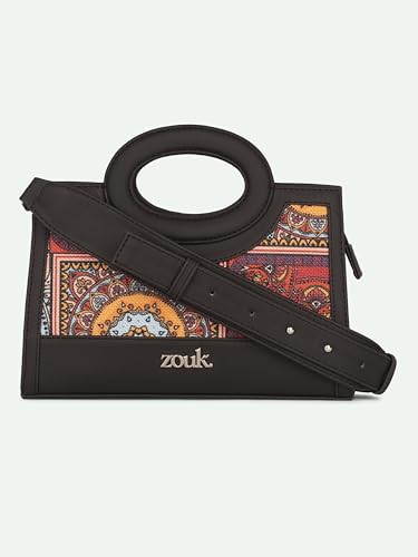 Image of ZOUK Zoe Sling Bag | Stylish Women's Crossbody Bags | Purse | Detachable Strap | Water-Resistant | Trendy Girls Side Bag | Compact & Chic