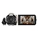 ORDRO Full HD 1080P 30MP Camcorder 18-facher Digitalzoom IR-Nachtsicht YouTube-Videokamera 3,0 Zoll 270° drehbarer Bildschirm mit 16 GB Karte und 2 Akkus Vlogging-Kamera (Gold)