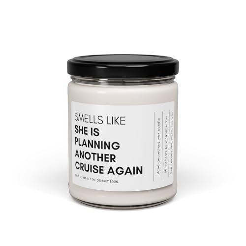 GENERIC Cruise Gift Candle Planning Another Cruise Again Travel-inspired Fragrance