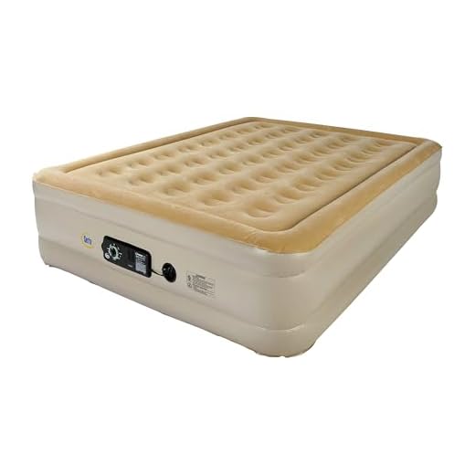 Serta Raised Queen Airbed with NeverFlat Pump
