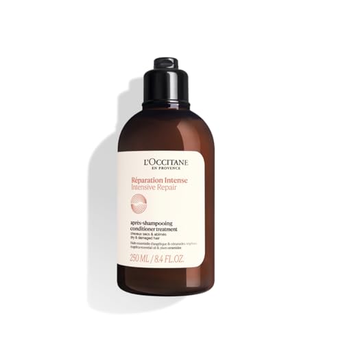 L'OCCITANE Champú Reparador Intensivo - Para Cabello Seco a Muy Seco, Fortalece y Nutre en Profundidad, Fórmula Enriquecida con Aceites Esenciales, Cuidado Capilar de Lujo, Reparación Intensa, 250 ml