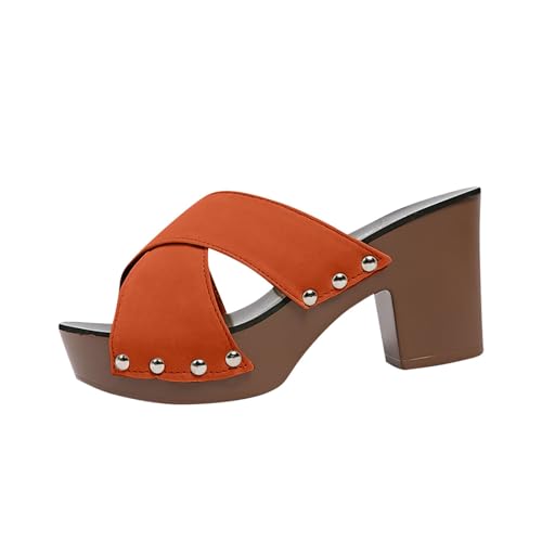 Chaussures d'été décontractées à talon pour vos terrasses en ville