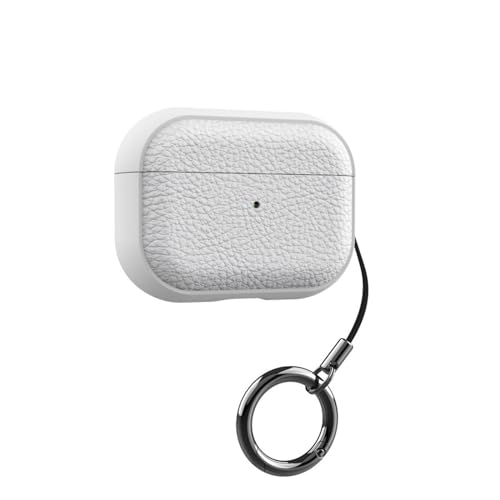 JUNENTER AirPods Pro ��2����/AirPods Pro�Ή����U�[�P�[�X�A�L���[�g�ȃ\�t�gTPU�X�L���A�L�[�`�F�[���t���t���ی�J�o�[�A�t�����gLED��������