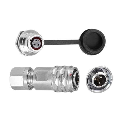 Connecteur mâle étanche SF8 3 broches à écrou de précision mécanique
