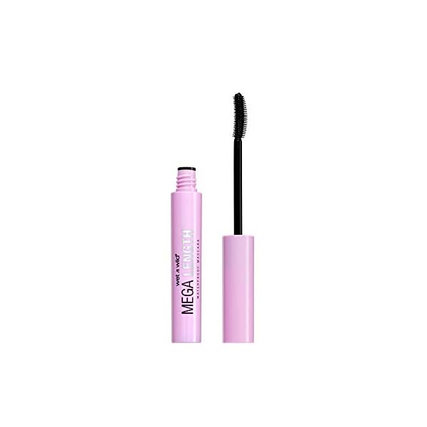 wet-n-wild-Mega-Length-Waterproof-Mascara-Very-Black-021-Ounce wet n wild Mascara - Lengthening, Vitamin E Enriched, Precision Comb Brush, Cruelty-Free, Gluten-Free, Sulfate-Free & Vegan - Very Black