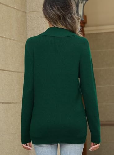 Image of JOCAFIYE Sweaters for Women Casual Long Sleeve V Neck Lightweight Hollow Out Pullover Sweater Tops