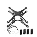 Genuine Body Top Bottom Shell Landing Gear and Cover for DJI Phantom 4 Pro Obsidian Edition DJI Replacement Parts (Color : Landing Gear)