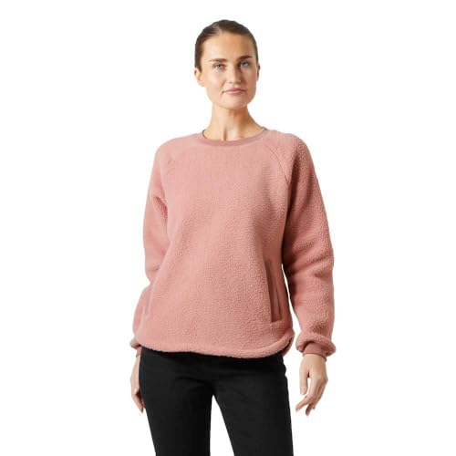 Helly-Hansen Damen Escape Teddy Sweater Pullover, 096 Ash Rose, X-Klein