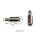 Rtengtunn 8-teiliger Chrome Arcade Joystick Shaft Extender 15 mm Verlängerungsstange für SANWA Joystick