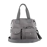 [Mehrere Taschen] - Innen: Eine Haupttasche（eine sichere Reißverschlusstasche + 2 Ausweistaschen）;Außen: vier Vordertaschen + eine Reißverschlusstasche hinten + 2 Seitentaschen