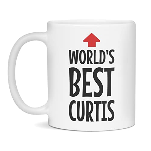 World's Best Curtis Mug, Best Curtis Ever, 11-Ounce White