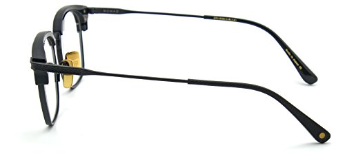 Dita NOMAD Matte Black Titanium Frame Unisex Eyeglasses DRX 2080 C, Silver, Medium