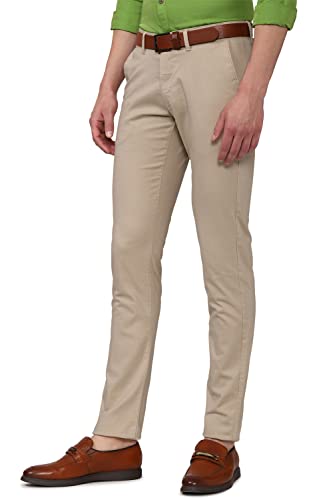 Image of Van Heusen Men's Mid Rise Tapered Fit Business Casual Trouser