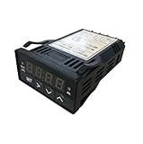 XMT7100 48*24mm DC24V PID Temperature Controller Intelligent Thermostat Digital Display Industrial Usage 1300C with Alarm Output(Black Aluminum Box)