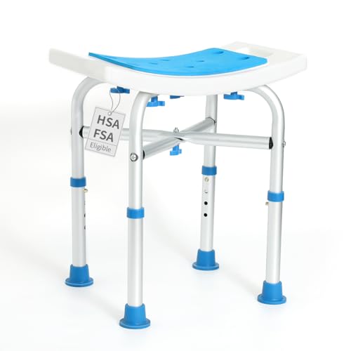 Heavy-Duty Shower Chair, 500 lb, adjustable bath chair