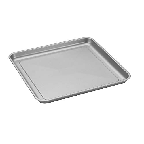 Comparison: Best Pans For Toaster Oven Cuisinart AMB-TOBCS Toaster Oven Baking Pan, Silver, 11.2 (l) x 10.7 (w) x 0.8 (h) inches