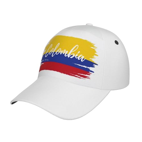 Gorra de béisbol bandera de Colombia unisex verano miniatura 1