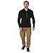 Rothco Quarter Zip Acrylic Commando Sweater (US, Alpha, Large, Regular, Regular, Black)