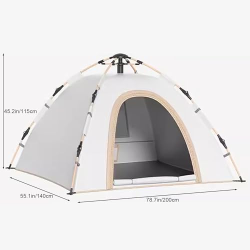 Carpa para campamento portátil de 1 persona, 2 puertas miniatura 2